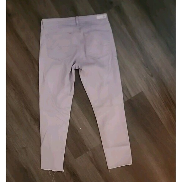 AG Adriano Goldshmied Jeans Womens 28R The Prima Crop Cigarette Crop Pink Rose - Picture 8 of 10